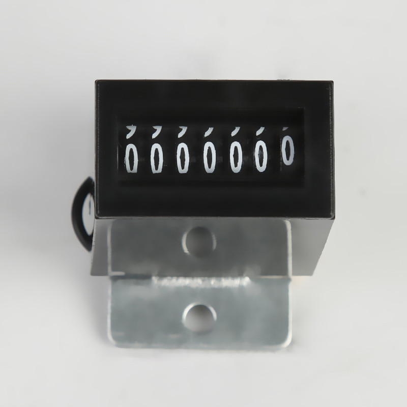 Quality YAOYE-5B plastic mechanical 12V 24V 5V 7 digit pulse counter for sale