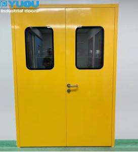 Metal laboratory door clean room automatic swing doors for hospital