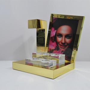 Quality Magnetic Levitation Retail POS Displays , Acrylic Makeup Display Stand for sale