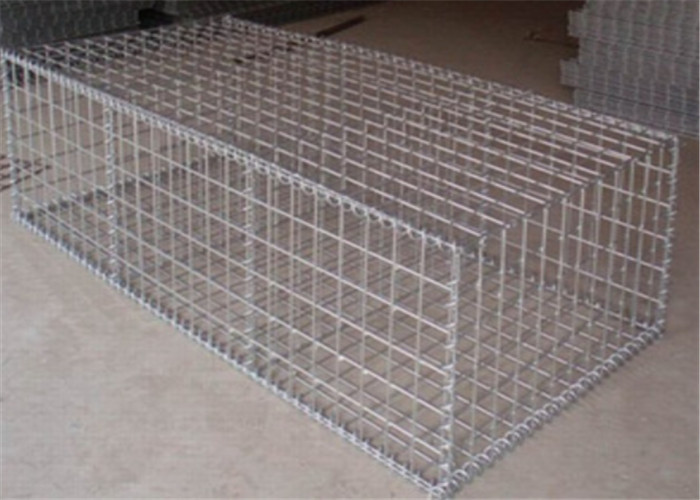 Quality Galvanized Welded Wire Gabions Baskets Retaining Wall Spirals / Helicals Connected for sale