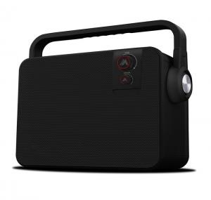Quality Wireless Microphone Plastic Speaker Box Black / Blue / Red With Led Display for sale
