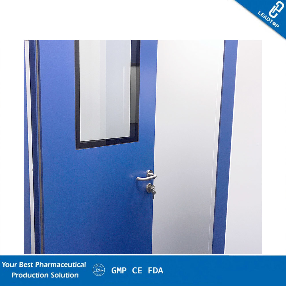 China Customized Laboratory Clean Room Doors Anti vapor Coating With Elbow Pull Handle on sale