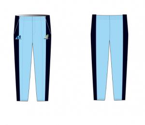 Quality Mens 52cm Waist Cricket Teamwear Trousers Sublimation Print With 2 Pockets for sale