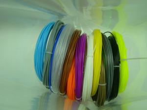 Quality Eco - Friendly Glossy PLA 3D Pen Filament Printing Temperature 180℃~240℃ for sale