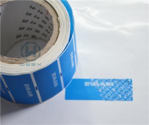 Quality Clear Bronzing Self Adhesive Security Labels Professional Design For Cosmetic for sale
