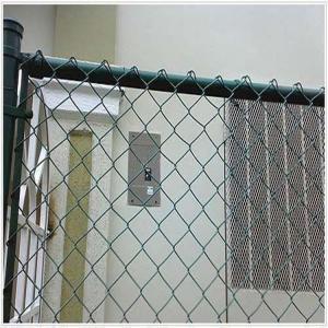 Quality 3.0mm Pvc Coated Chain Link Fence Iron Steel Wire 50mm*50mm Opening Farm Prison for sale