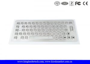 Quality 304 Stainless Steel Industrial Mini Keyboard High Vandal-Proof With 64Keys for sale