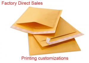 Quality Two Sealing Side Kraft Bubble Envelopes , Custom Printed Bubble Mailers 8*9 Inch for sale