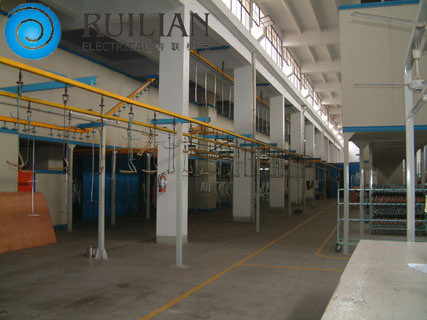 Buy Suspension Conveying Spray Paint Production Line Spray Painting Equipments 120KW at wholesale prices