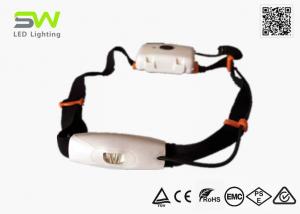 Quality Wide Flood Beam Small 250 Lumens Trail Running Headlamp With Red Light Flashing for sale
