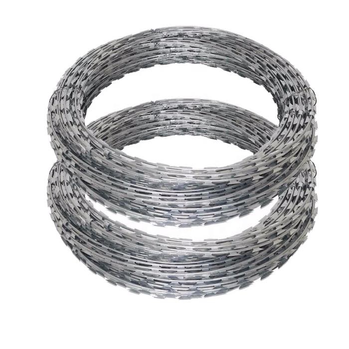 Buy cheap Rust Resistance Hot Galvanized Razor Wire 2.5mm Concertina Wire Mesh from wholesalers