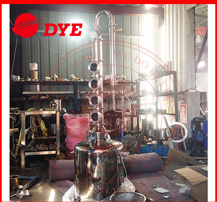Quality 100L Home Distilling Equipment , Copper Moonshine Still For Alcohol Making for sale