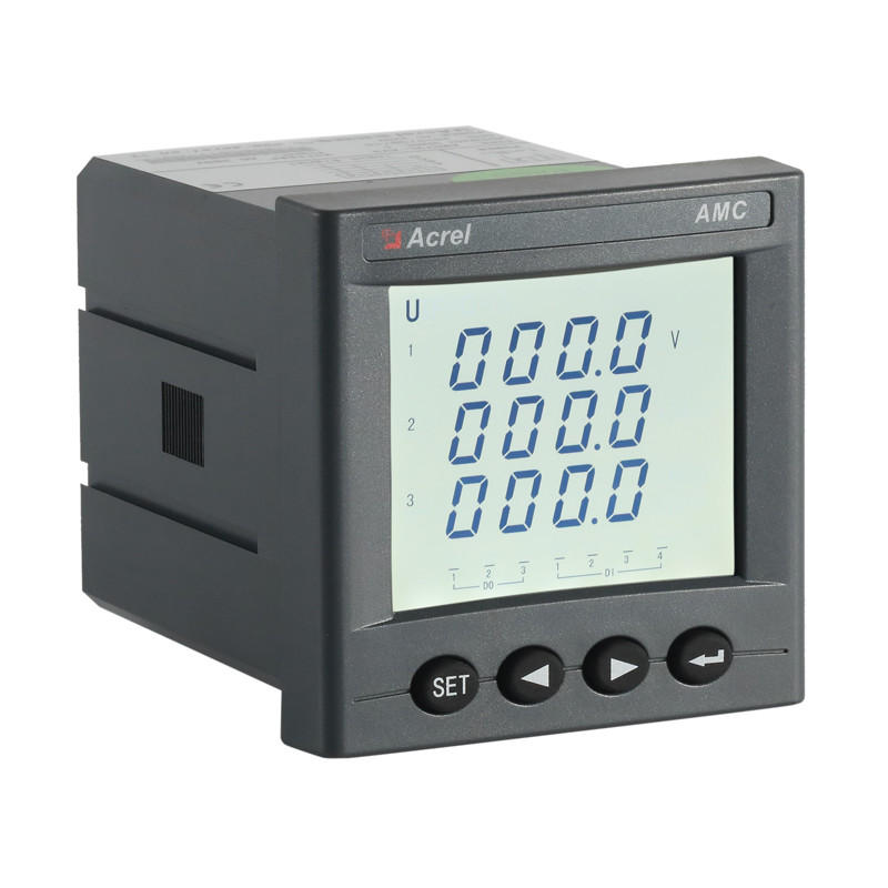 Quality CE AC220V Panel Mounted Energy Meter Programmable Power Meter AMC72L-AV3 for sale