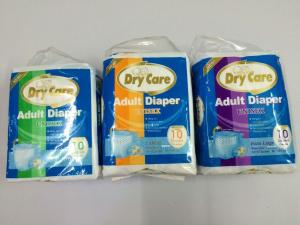 Quality Hot selling adult diaper in Bangladesh with Dry care brand with low weight and high quality adult diapers for sale