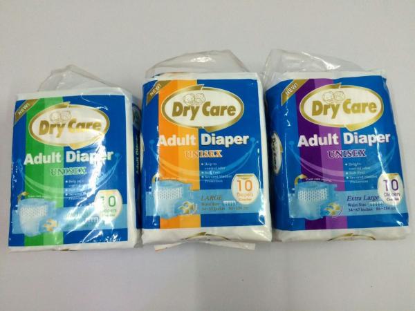 Dry care brand adult diaper famous in Bangladesh marekt, hot selling Dry care adult diaper , diapers