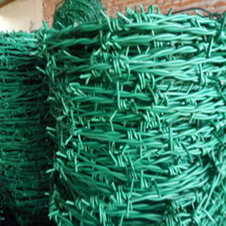 Quality 10kg 2.5mm Diameter Razor Wire Concertina Green / Silver Barbed for sale