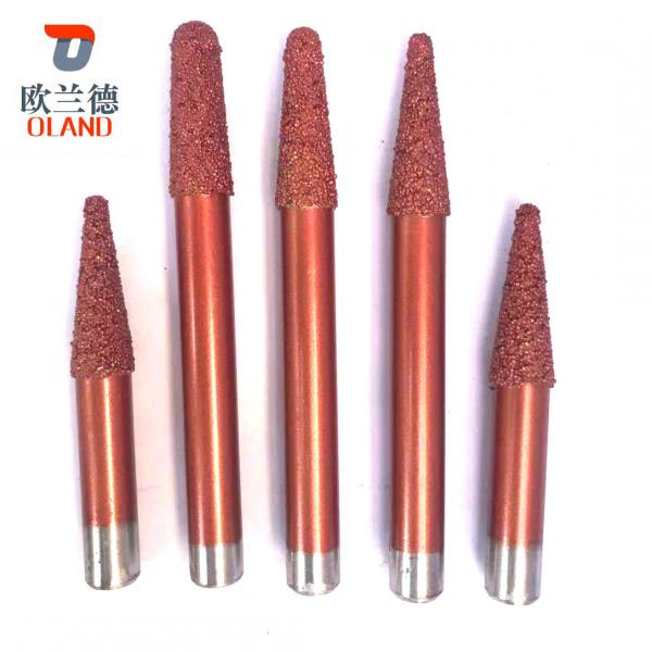 Buy Multi Layer Vacuum Brazed Sculpture Carving Tools 90mm Overall Length at wholesale prices