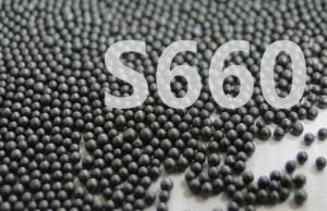 Quality Surface Treatment Cast Steel Shot S660 Round Balls Metal Black Color for sale