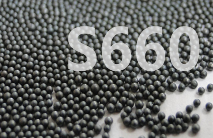 Buy cheap Surface Treatment Cast Steel Shot S660 Round Balls Metal Black Color from wholesalers