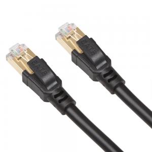 OEM Gigabit Ethernet Cat8 Patch Cable S/FTP 40Gbps 2000MHZ Practical