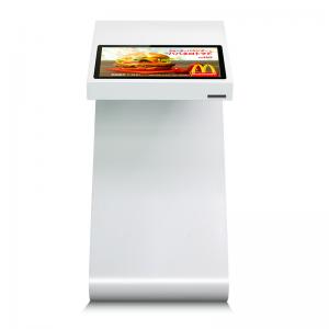 Quality Indoor interactive touchscreen wifi floor standing pc frame touch screen lcd digital display computer kiosks for sale