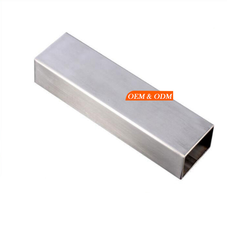 China SUS 304 316 Stainless Steel Square Pipe Seamless Welded Polishing Rectangular 45mm for sale