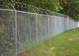 Quality 9 Gauge 5*5cm 6 Feet Chain Link Fence Fabric Galvanized Diamond Mesh Wire for sale