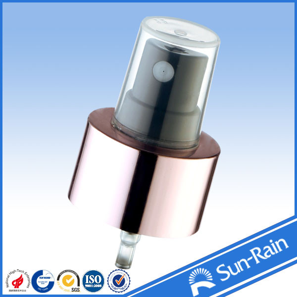 20 / 410 Plastic Aluminium perfume atomizer sprayer black lotion pump