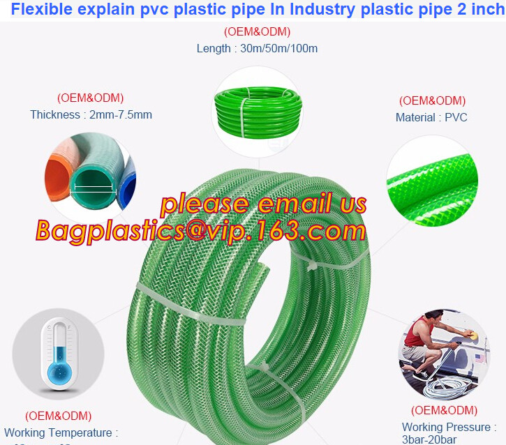 Quality Flexible Explain Pvc Plastic Pipe In Industry Plastic Pipe PVC Layflat Hose PVC Steel Wire Reinforced Hose PVC Fiber for sale