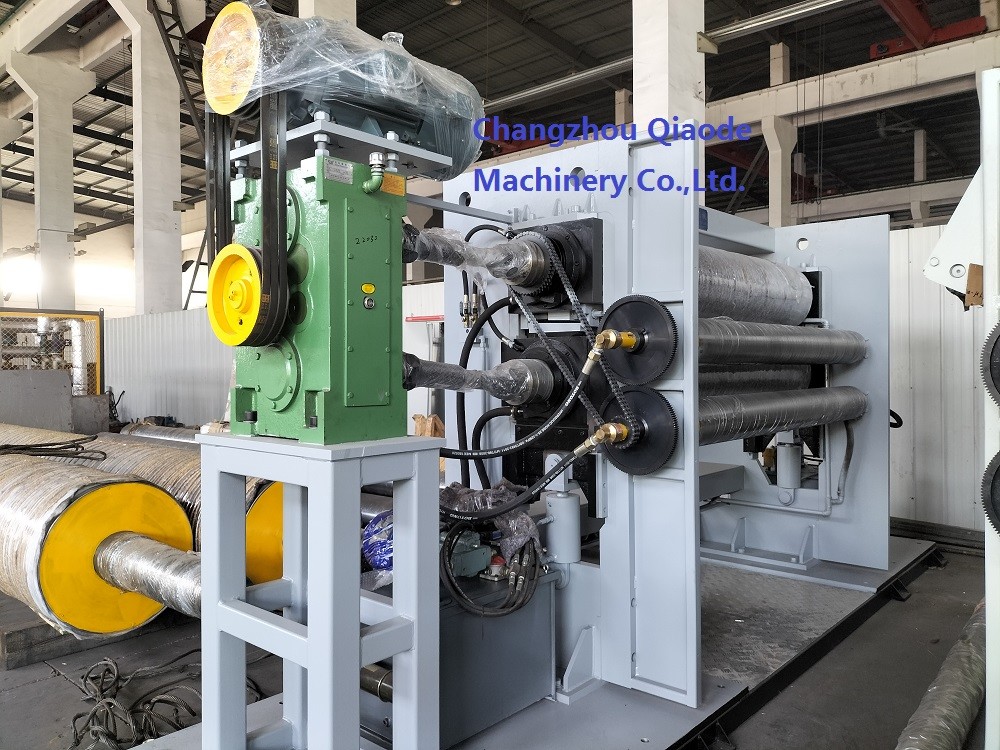 Quality 420×2020 Two Roller Fabric Calender Machine 150m/Min for sale