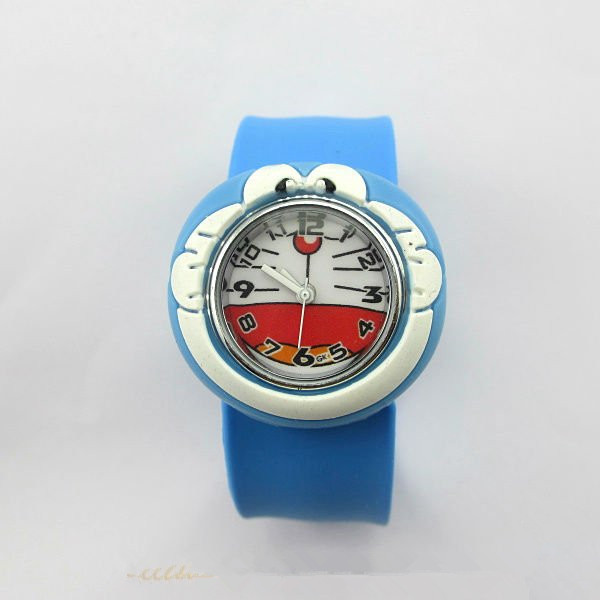 Quality hot selling promotional silicone slap watch for kids for sale