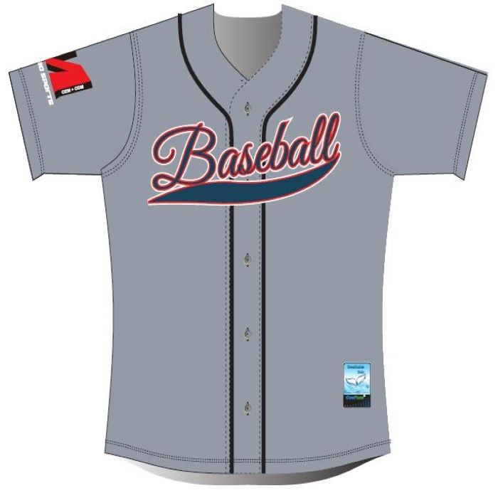Quality Sublimated Baseball Teamwear Jerseys Quick Drying Chest Width 53cm For Mens for sale