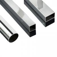 China SGS 316 Stainless Steel Square Tubing BA SS201 Stainless Box Section for sale