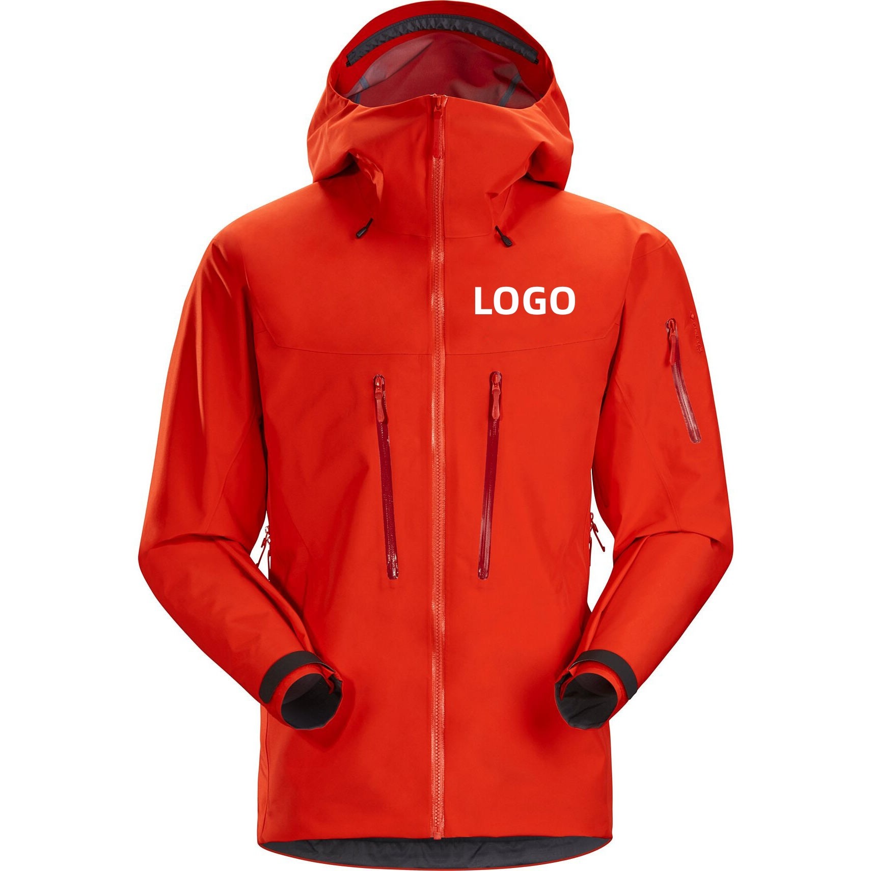 Quality Men's Waterproof Jacket Outdoor Sport Soft Shell With Hood Jacket Running Hiking Rain Jacket windbreaker for sale