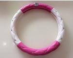 Crystal Crown covered Leather Car Steering Wheel Cover Diamond Steering Covers