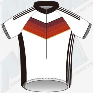 Quality Unisex Cool Cycling Bike Jersey 100% Polyester Material 2cm Silicon Gripper for sale