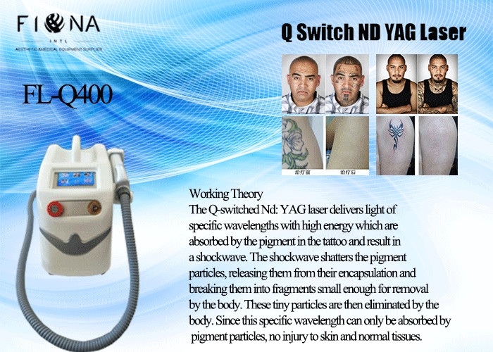 Quality Picosecond Q Switched ND YAG Laser Tattoo Removal Machine 1064nm 532nm 755nm 1300mj Energy for sale