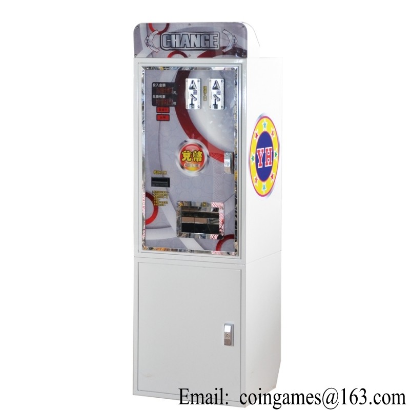 Buy Amusement Equipment Arcade Currency Exchange Token Changer Coin Change Machine at wholesale prices