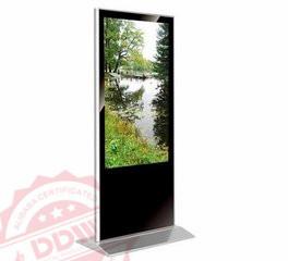 Quality 60” 1920x1080 big freestanding digital signage advertising , commercial lcd display for sale