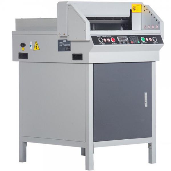 Buy G450VS+ Double Guide Electric Paper Cutting Machine 220V Voltage at wholesale prices