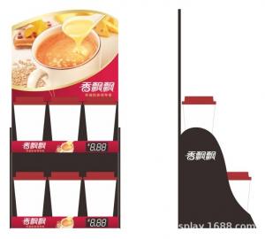 Quality 10mm PVC Grocery Shop Acrylic PDQ Tray Display Stands for sale