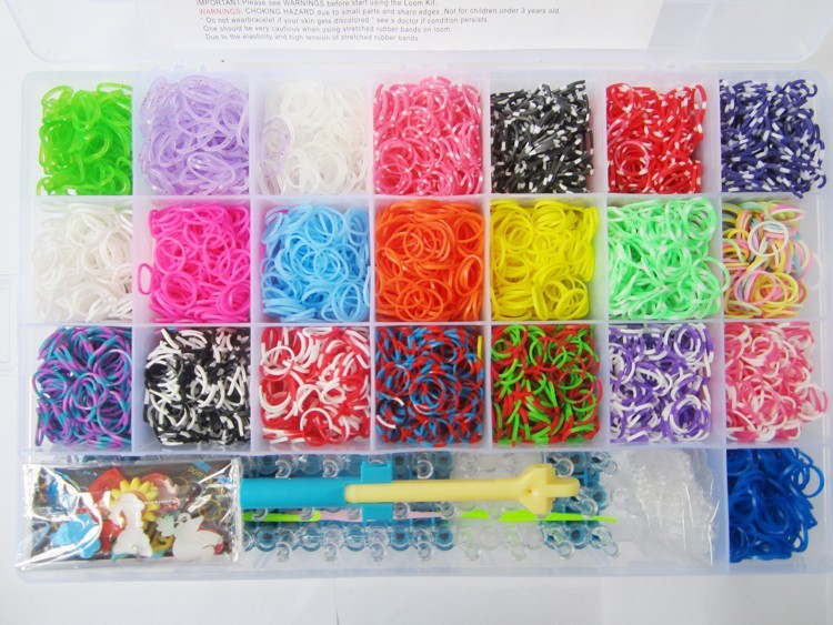 Quality fun loops rainbow loom wholesale,silicone rainbow loom bracelet/mini rubber band wi for sale