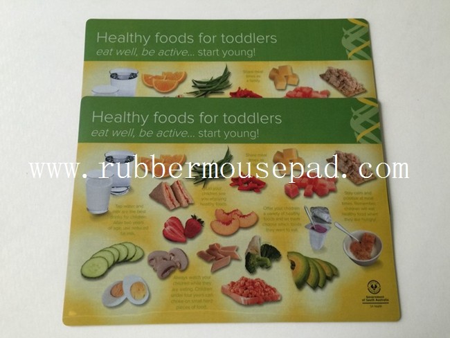 Quality Eco-friendly Rubber Desk Pad Plastic PVC Placemat With Nontoxic for sale
