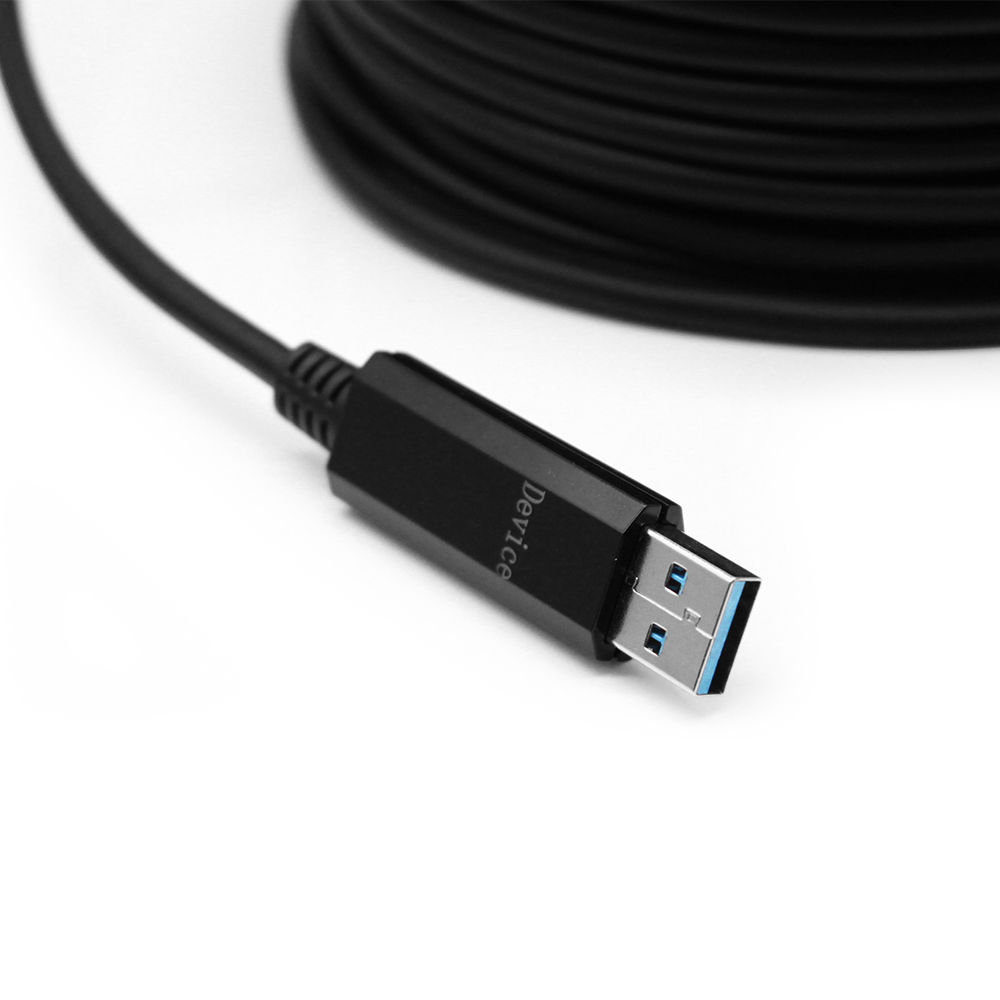 Quality 10 meters (33ft) USB 3.0（Not compliant with USB 2.0) 5G Type-A Active Optical Cables, USB AOC Male to Male Connectors for sale