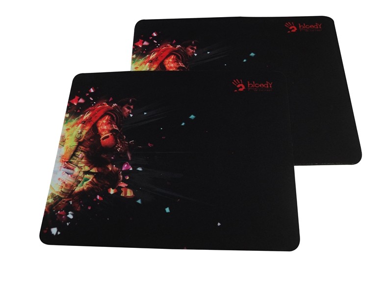 Quality Non-Skid Natural Rubber Mouse Pad CMYK Printing With Polyester Fabric Top for sale
