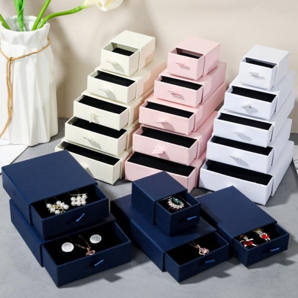 Pendant Drawer Jewelry Packaging Box Necklace Ring Earrings Bracelet 2mm ISO9001