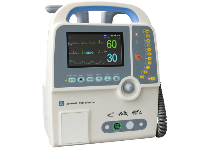 China Biphasic Defibrillator Monitor First Aid Equipment Heart Defibrillator Machine on sale