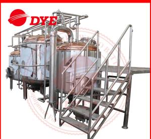Quality 2000L Craft Industrial Beer Making Machine Mirror Polish Inner Surface CE for sale