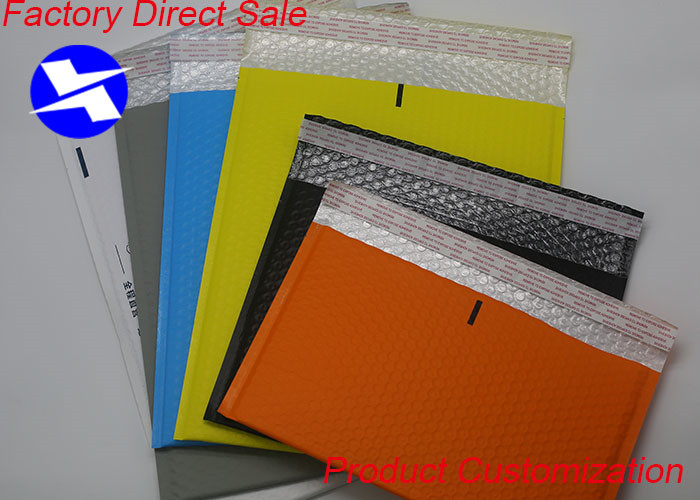 Quality Multicolor Poly Bubble Mailers 9.5"X14" Inches Printing LOGO Shock Resistance for sale