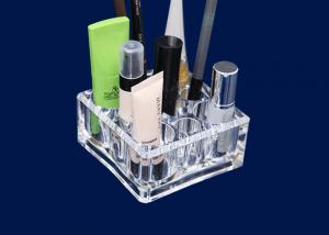 Quality Acrylic Makeup Storage Organizer Retail Window With 9 Round Compartments for sale